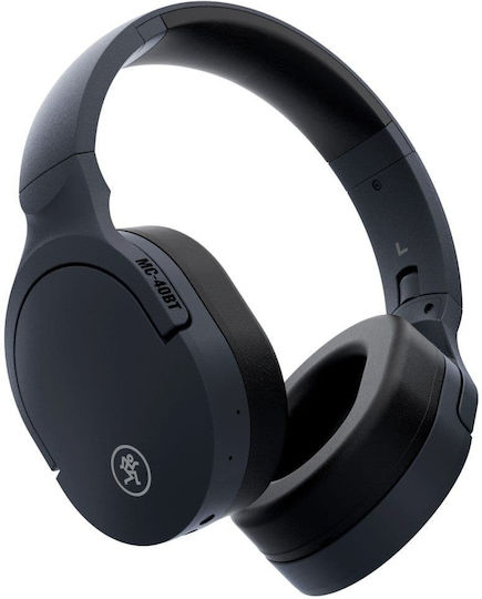 Mackie MC-40BT Wireless / Wired Over Ear Headphones with 30 hours of Operation and Quick Charge Black