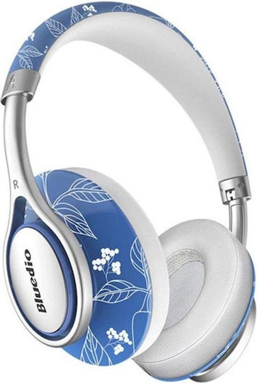 Bluedio A2 Безжични Bluetooth Over Ear Слушалки с 33 часа Работа Сини
