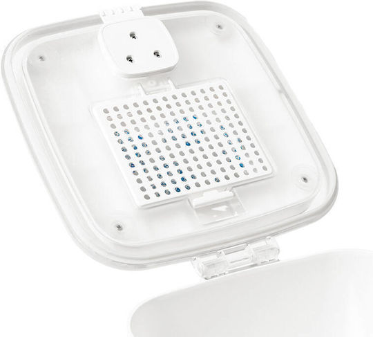 Catlink Automatisches Silikon Futter- und Wasserschale für Hund & Katze 4lt 36cm in Weißer Farbe mit WLAN