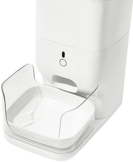 Catlink Automatisches Silikon Futter- und Wasserschale für Hund & Katze 4lt 36cm in Weißer Farbe mit WLAN