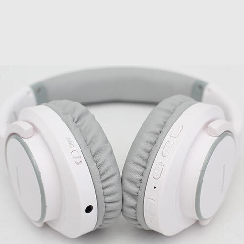 Sonic Gear ANC 3000 Bluetooth Wireless Over Ear Headphones with 15 hours of Operation Gray / White