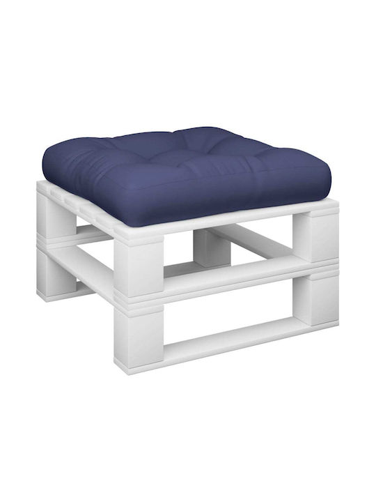 vidaXL Waterproof Bench Cushion Palette Navy Blue 50x50cm