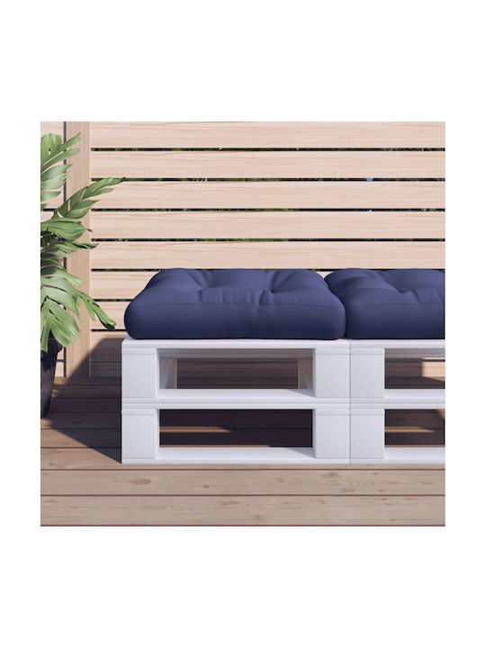 vidaXL Waterproof Bench Cushion Palette Navy Blue 50x50cm
