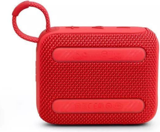 JBL Go 4 Waterproof Bluetooth Speaker 4.2W with Battery Life up to 7 hours Red