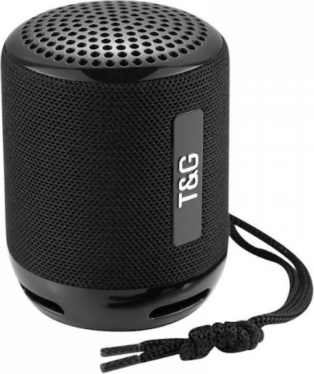 T&G TG-129 Ηχείο Bluetooth 5W με Ραδιόφωνο και Διάρκεια Μπαταρίας έως 3 ώρες Μαύρο