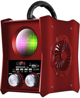 JKX-101BT Bluetooth Speaker 5W with Radio Red