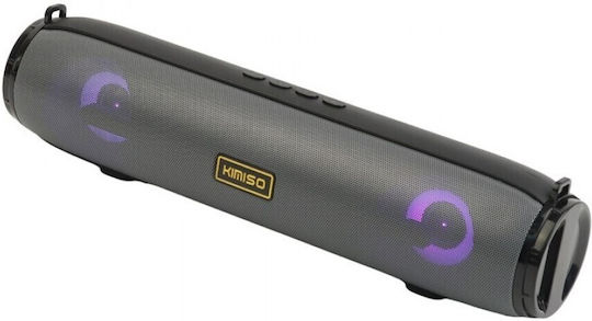 Kimiso KMS203 Ηχείο Bluetooth 10W με Ραδιόφωνο και Διάρκεια Μπαταρίας έως 3 ώρες Γκρι