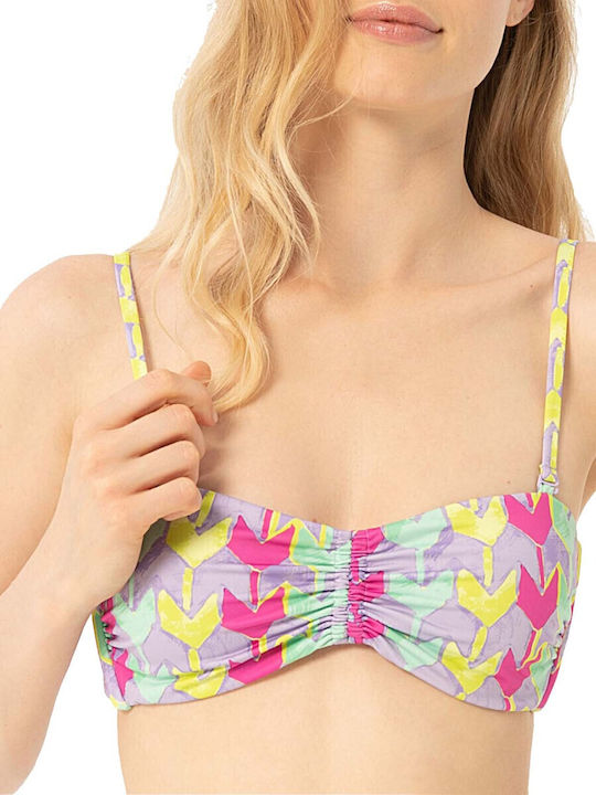 Fără bretele Top bikini Lila