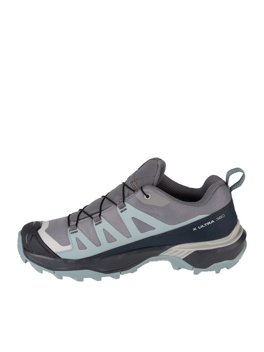 Salomon X Ultra 360 Women's Hiking Shoes Waterproof with Gore-Tex Membrane Gray
