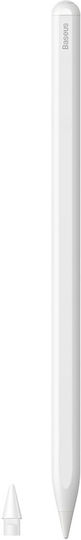 Baseus Smooth Writing 2 Series Dual Charging Digitală Stilou Tactil cu Palm Rejection de culoare Alb SXBC080102