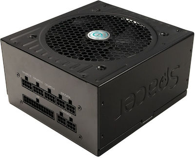 Spacer SP-MP-500 500W Black Computer Power Supply Full Modular 80 Plus Standard