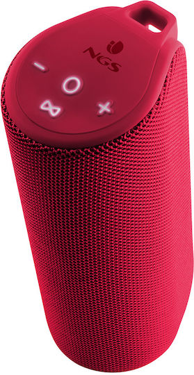 NGS Roller Reef Αδιάβροχο Ηχείο Bluetooth 10W με Διάρκεια Μπαταρίας έως 4 ώρες Κόκκινο