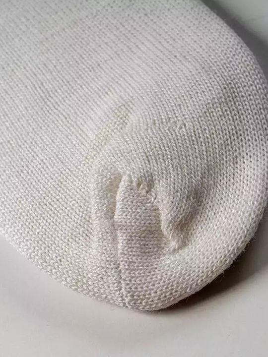 Παίδικές Πλεκτές Κάλτσες Κορίτσια Just White Άσπρο