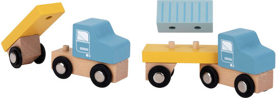 Tooky Toy Jucărie din lemn Jucărie din lemn Old Man Tj192a Port Crane Set