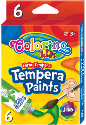 Температурни бои Colorino 6 цвята в тубички