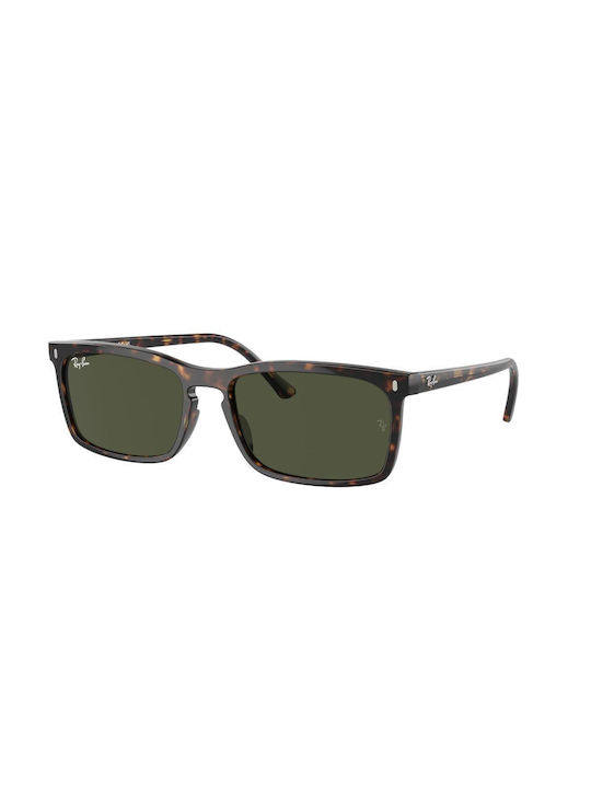 Ray Ban Sunglasses with Brown Tartaruga Plastic Frame and Green Lens RB4435 902/31