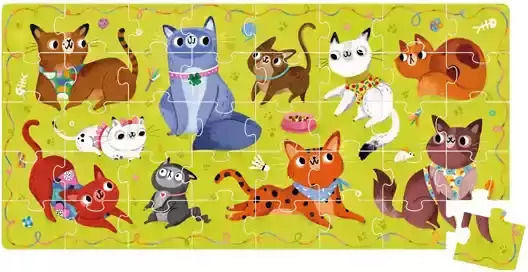 Kinderpuzzle für 3+ Jahre alt+ Jahre Banana Panda