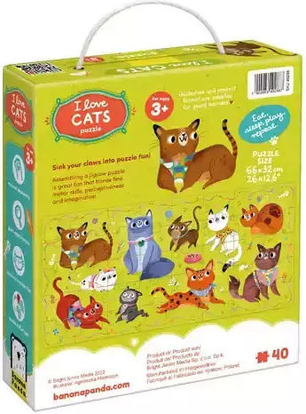 Kinderpuzzle für 3+ Jahre alt+ Jahre Banana Panda