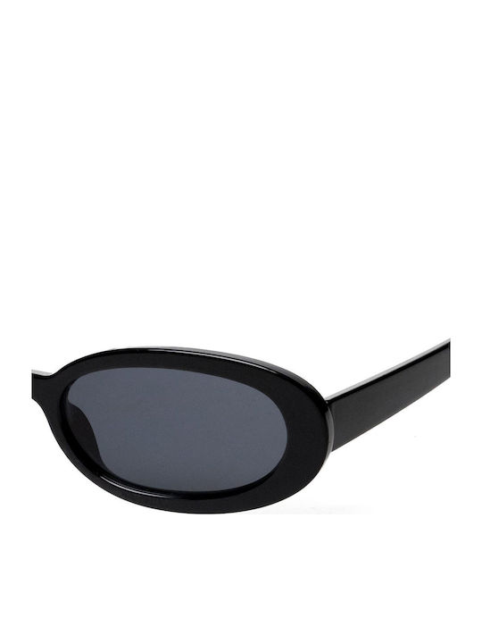 AV Sunglasses Alex Γυναικεία Γυαλιά Ηλίου με Μαύρο Κοκκάλινο Σκελετό και Μαύρο Φακό