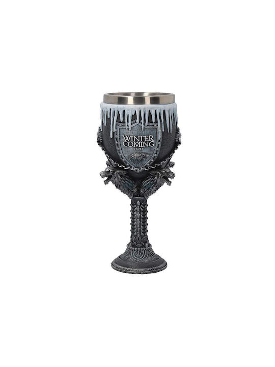 Glass Coffee/Freddo / White Wine / Cocktail/Drinking made of Stainless Steel in Gray Color Goblet 200ml