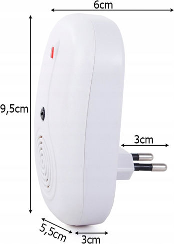Ultrasonic Repellent Device Rodents 0.095m