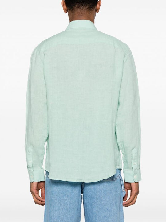 A.P.C. Men's Shirt Linen Green