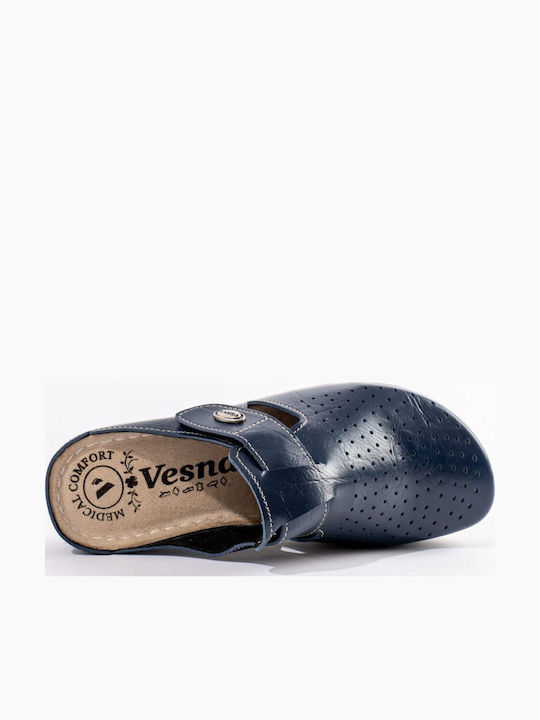 Vesna Damen Anatomisch Clogs Blau