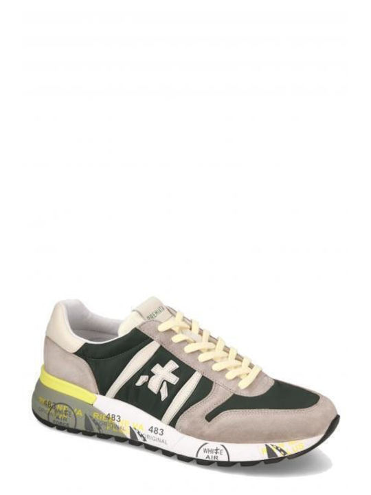 Premiata Lander Herren Sneakers Grau