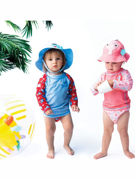 Zoocchini Детски Бански Пелена за плуване Светлосин