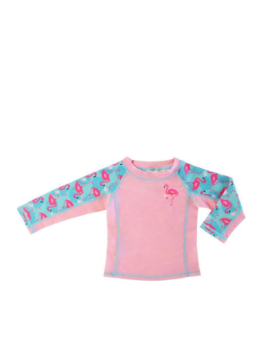 Zoocchini Kinder Badeanzug Bademoden-Set mit Hut Rosa