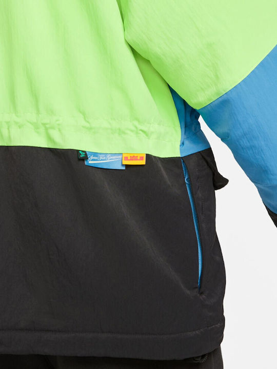 Lebron Premium Мъжко Зимно яке Lime / Black / Dutch Blue