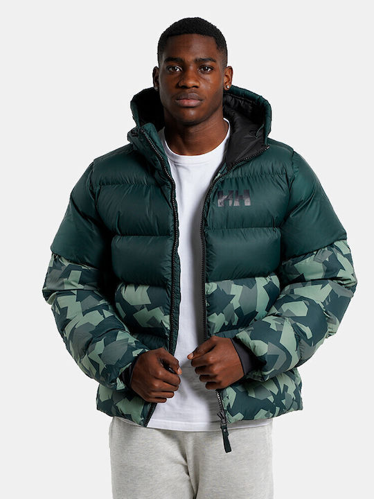Winter Jacke Puffer Wasserdicht und Winddicht Khaki