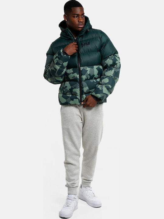 Winter Jacke Puffer Wasserdicht und Winddicht Khaki