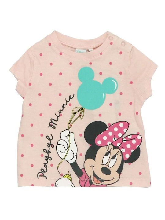 Disney Kids' Set with Shorts Summer 2pcs Pink