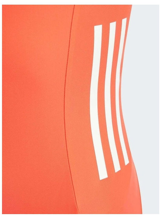 adidas 3-Stripes Παιδικό Μαγιό Ολόσωμο Orange