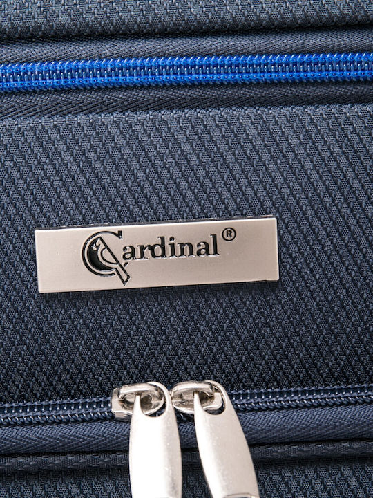 Cardinal Spectra Medium Fabric Suitcase Dark Blue With 4 Wheels Height 60cm