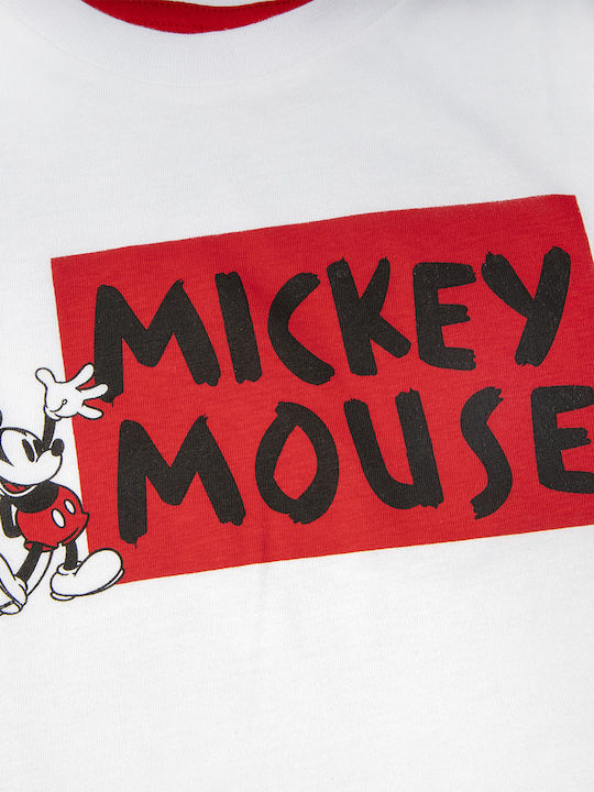 Disney Tricou pentru copii Alb Mickey