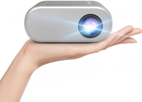 Zenwire D300S 9087689 Mini Projector LCD HD Λάμπας LED με Wi-Fi και Ενσωματωμένα Ηχεία