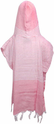 NODO Kids Beach Poncho Pink