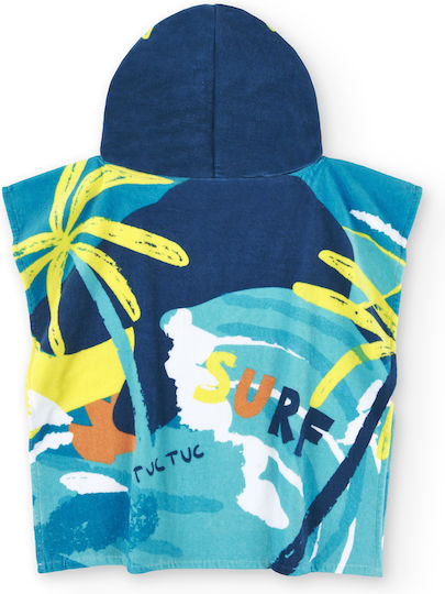 Tuc Tuc Kids Beach Poncho Blue