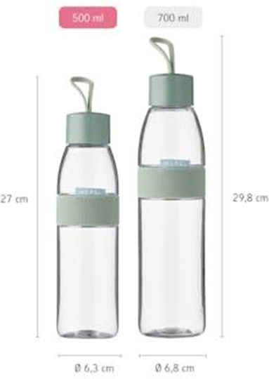 Mepal Kids Water Bottle with Straw Non Spill Multicolour 500ml