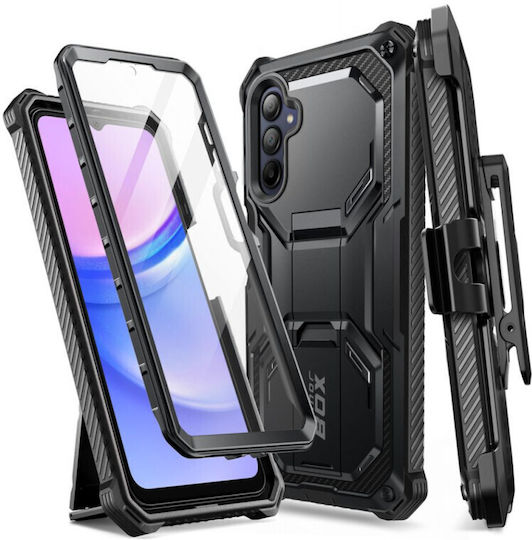 Supcase Back Cover Πλαστικό / Σιλικόνης Μαύρο (Galaxy A15)
