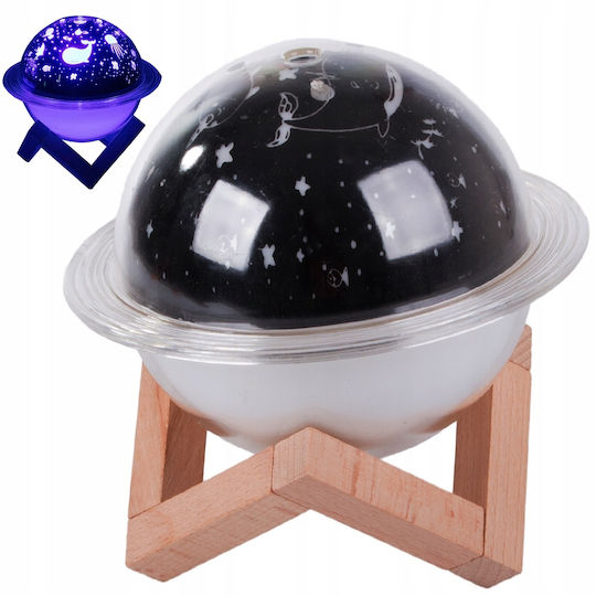 Aromatherapy Humidifier Zola Planet Model Water Projections Rgb Backlight 4 Different Mode