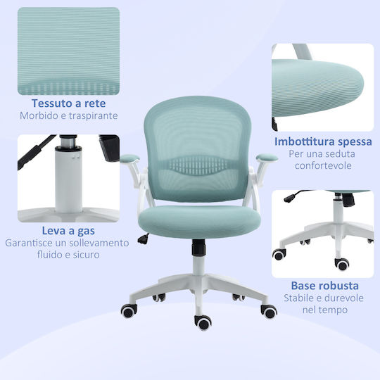 Vinsetto Bürostuhl Mit Neigen Blau