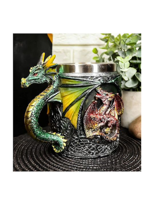 Dragon Mug Metallic Multicolored 500ml