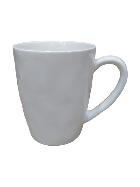 Cryspo Trio Mug from Porcelain White 360ml 2pcs