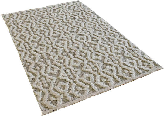 Anatolia Leon 985 Teppich Rechteckig Sommer Synthetisch,Polyester/Cotton/Leather Cream
