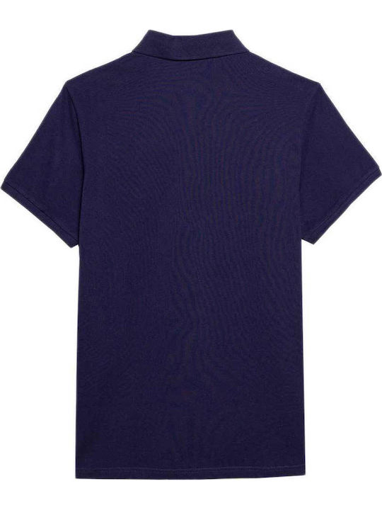 Tricou Polo Cu Mânecă Scurtă Albastru Marin