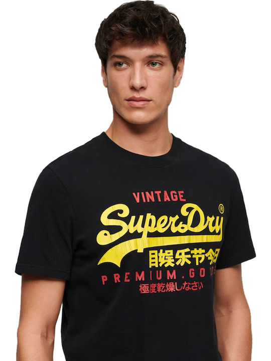 Superdry T-shirt Jet Black