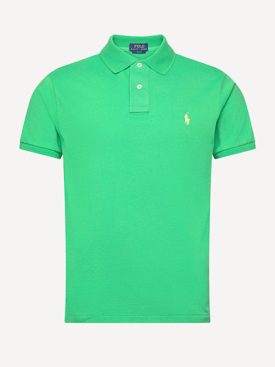 Ralph Lauren Ανδρική Μπλούζα Κοντομάνικη Polo Green